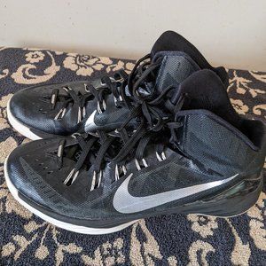 Black Nike Hyper dunk sneakers